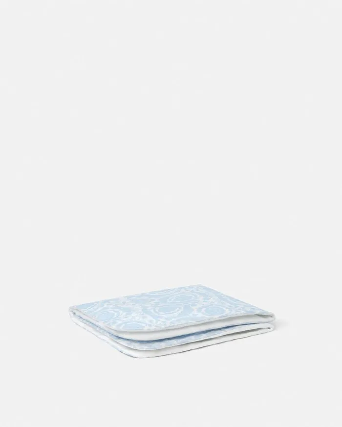 Versace Accessories Barocco Padded Baby Blanket Light Blue 8211 Children
