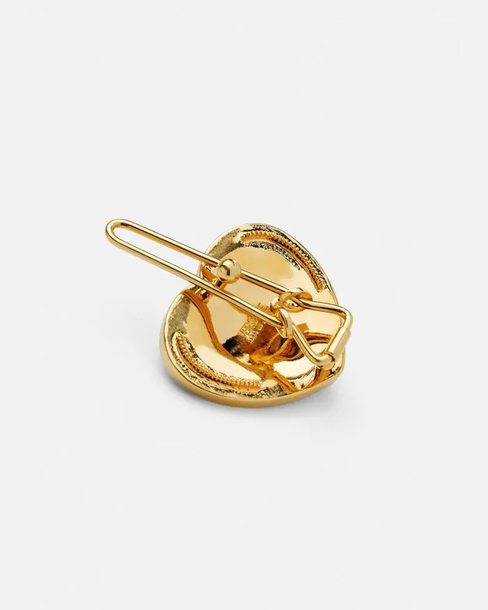 Versace Accessories Crystal Heart Medusa Kids Hair Clip Pink 8211 Children Versace Accessories Crystal Heart Medusa Kids Hair Clip Pink 8211 Children