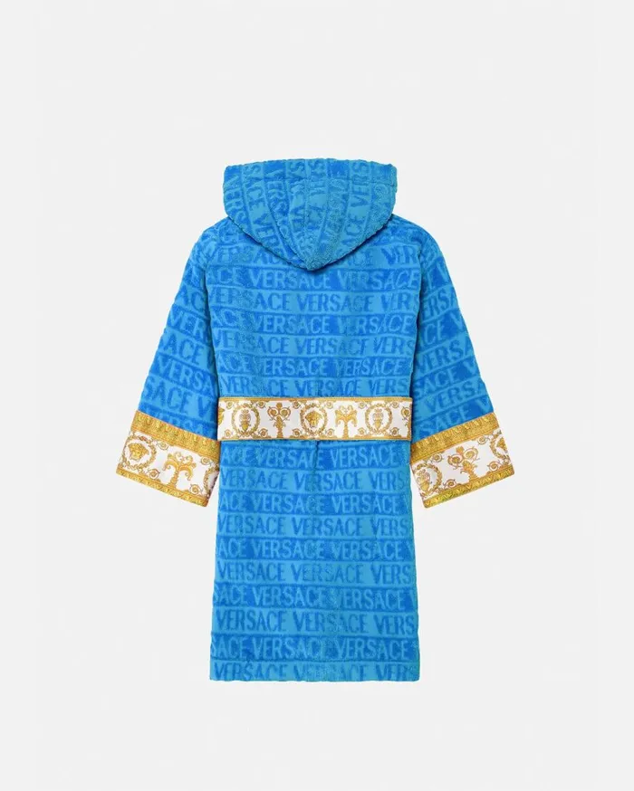 Versace Accessories I Baroque Kids Bathrobe Light Blue 8211 Children Versace Accessories I Baroque Kids Bathrobe Light Blue 8211 Children