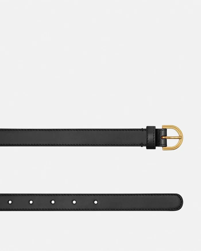 Versace Belts Gianni Ribbon Leather Belt 08034 2 Cm Blackgold 8211 Women Versace Belts Gianni Ribbon Leather Belt 08034 2 Cm Blackgold 8211 Women