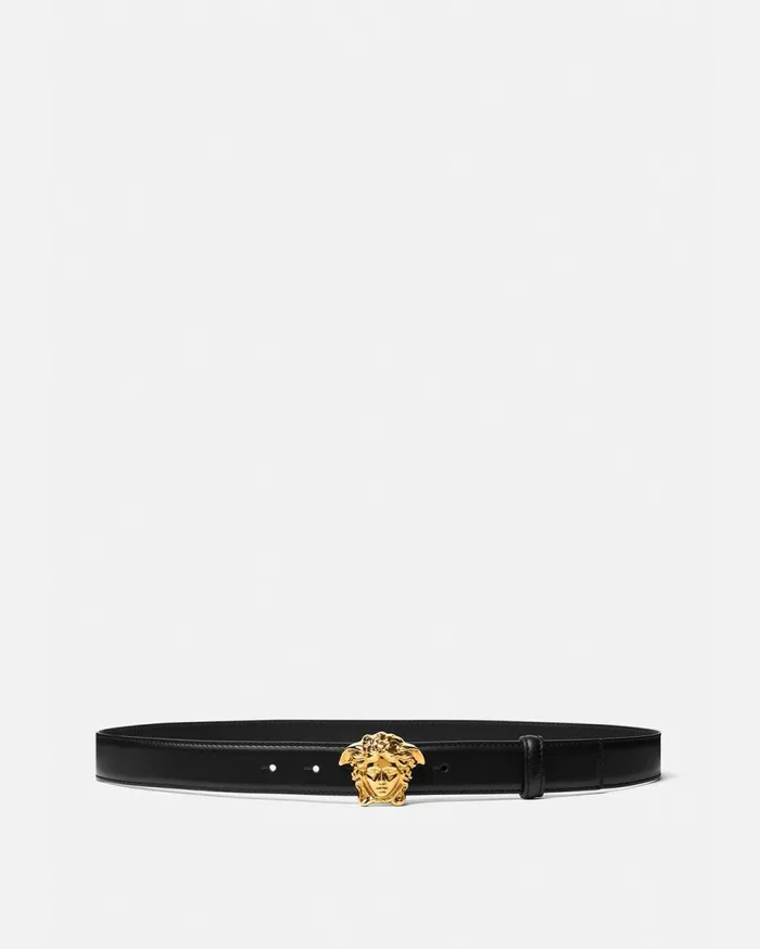 Versace Belts La Medusa Leather Belt 3 Cm Black 8211 Men