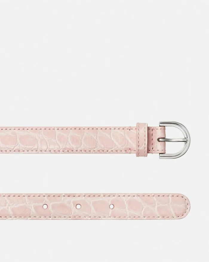 Versace Belts Medusa 03995 CrocEffect Belt 2 Cm Light Pink 8211 Women Versace Belts Medusa 03995 CrocEffect Belt 2 Cm Light Pink 8211 Women