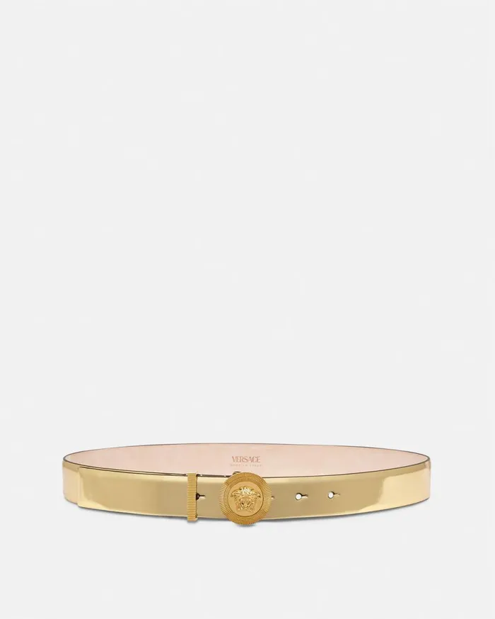 Versace Belts Medusa Biggie Leather Belt 3 Cm Gold 8211 Women