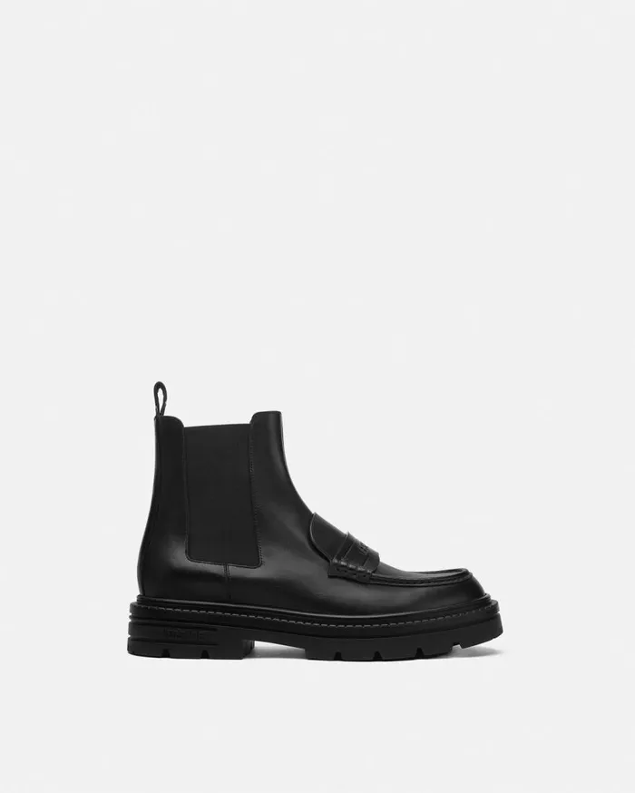 Versace Boots Adriano Loafer Boots Black 8211 Men