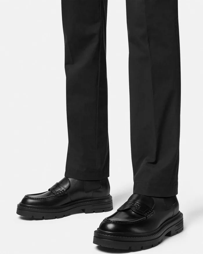 Versace Boots Adriano Loafer Boots Black 8211 Men Versace Boots Adriano Loafer Boots Black 8211 Men