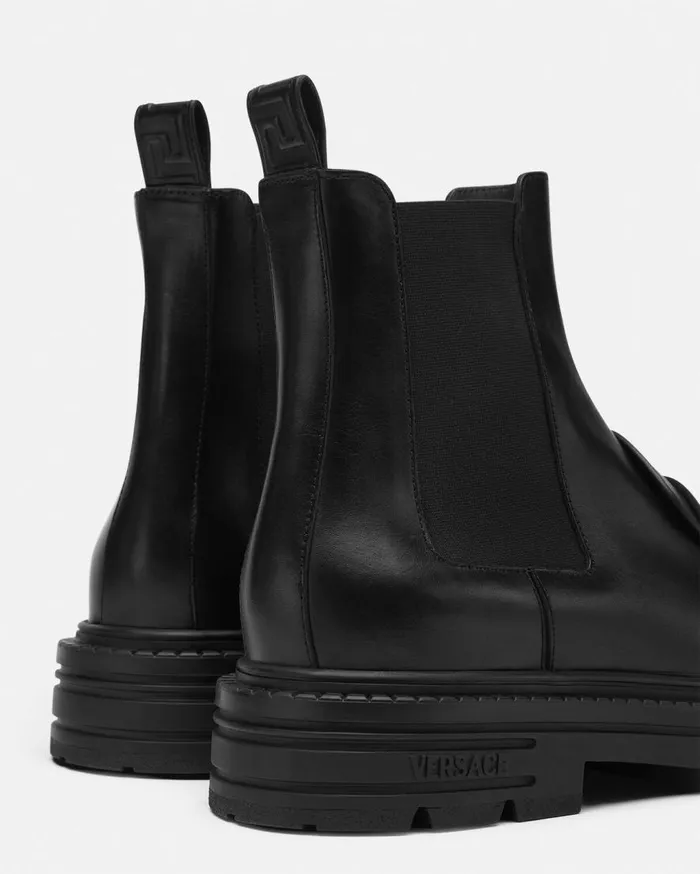Versace Boots Adriano Loafer Boots Black 8211 Men Versace Boots Adriano Loafer Boots Black 8211 Men
