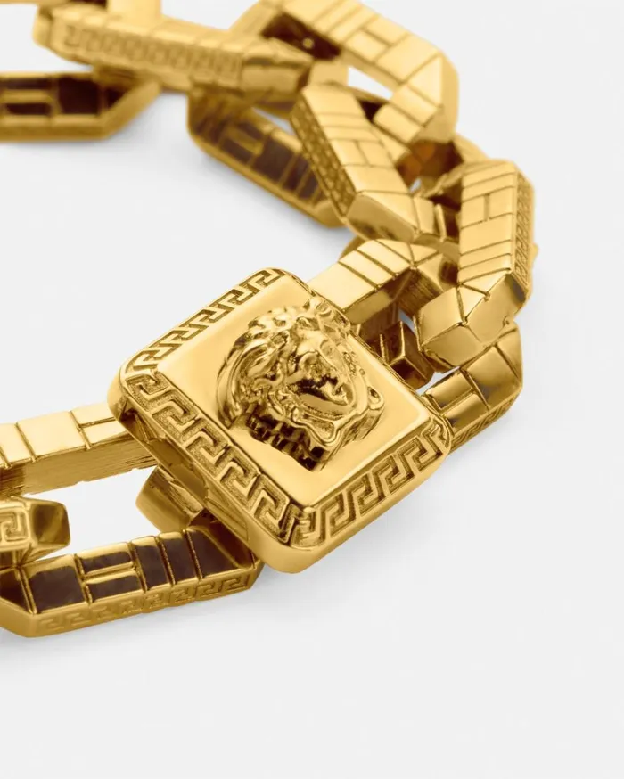 Versace Bracelets Greca Quilting Bracelet Light Gold 8211 WomenMen Versace Bracelets Greca Quilting Bracelet Light Gold 8211 WomenMen