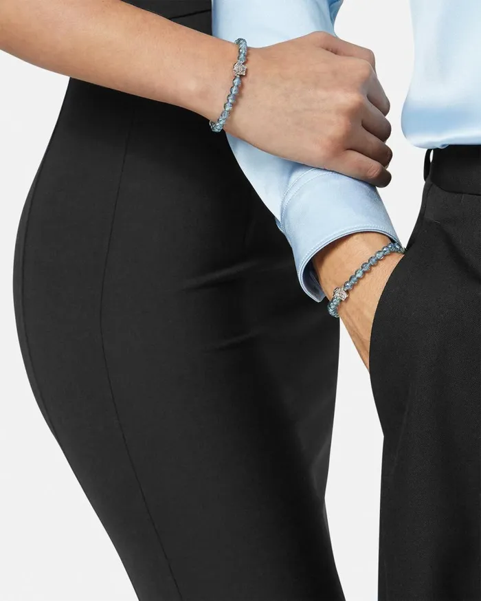 Versace Bracelets Medusa Bracelet Light Blue 8211 WomenMen Versace Bracelets Medusa Bracelet Light Blue 8211 WomenMen