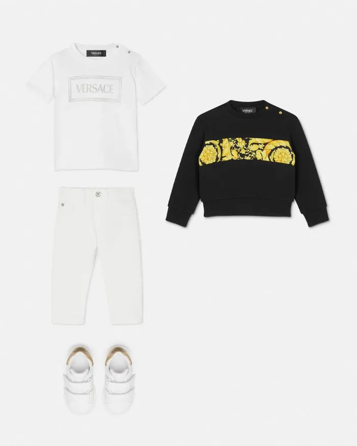 Versace Clothing Barocco Baby Sweatshirt Black 8211 Children Versace Clothing Barocco Baby Sweatshirt Black 8211 Children