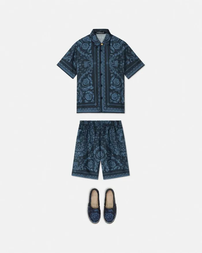 Versace Clothing Barocco Kids Silk Shirt Blueprint 8211 Children Versace Clothing Barocco Kids Silk Shirt Blueprint 8211 Children