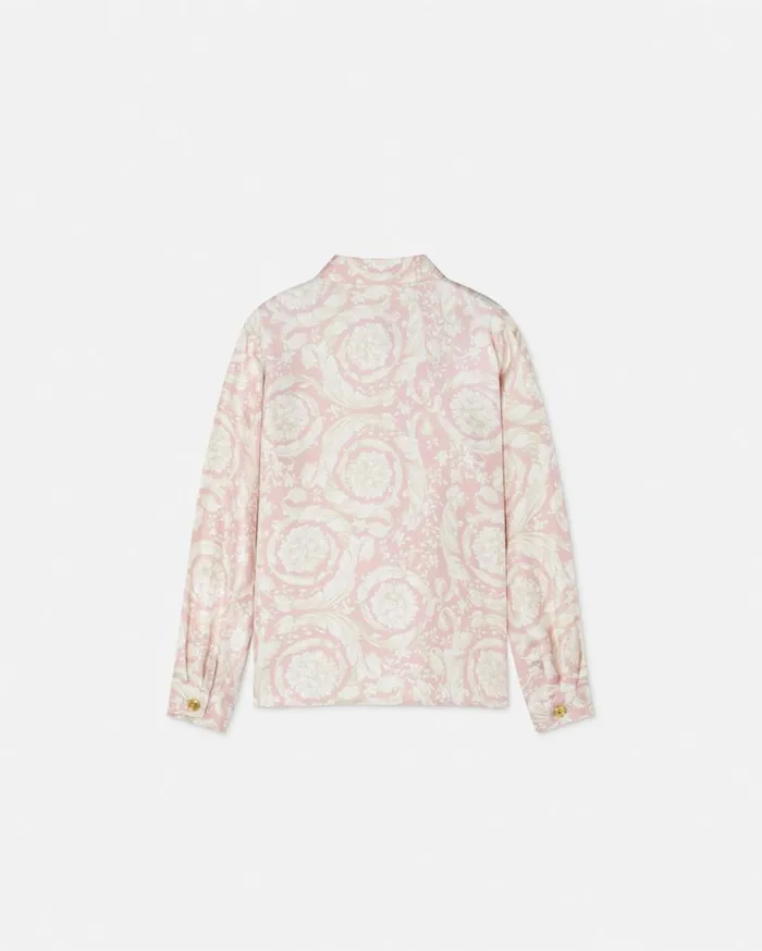 Versace Clothing Barocco Kids Silk Shirt Pinkprint 8211 Children Versace Clothing Barocco Kids Silk Shirt Pinkprint 8211 Children