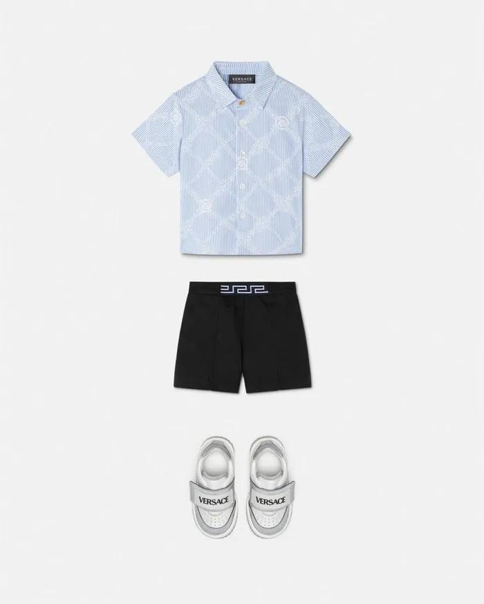 Versace Clothing Nautical Medusa Baby Shirt Blueprint 8211 Children Versace Clothing Nautical Medusa Baby Shirt Blueprint 8211 Children