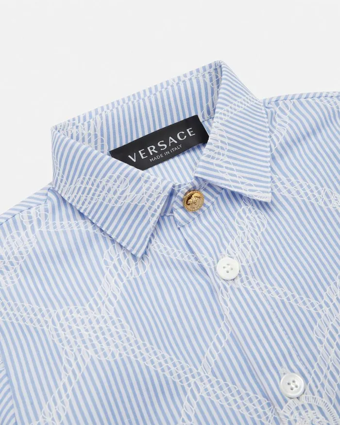 Versace Clothing Nautical Medusa Baby Shirt Blueprint 8211 Children Versace Clothing Nautical Medusa Baby Shirt Blueprint 8211 Children