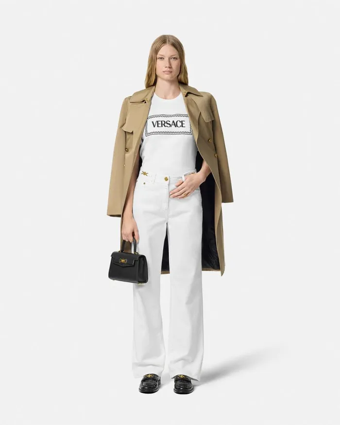 Versace Denim Medusa 03995 RegularFit Jeans White 8211 Women Versace Denim Medusa 03995 RegularFit Jeans White 8211 Women