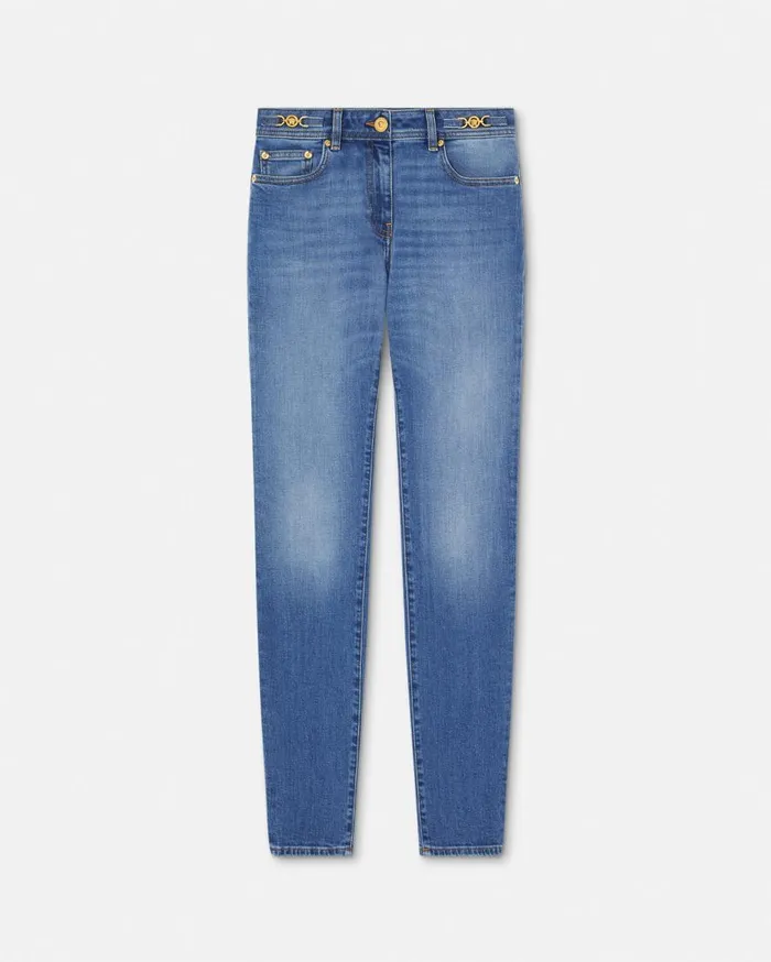 Versace Denim Medusa 03995 Skinny Jeans Blue 8211 Women