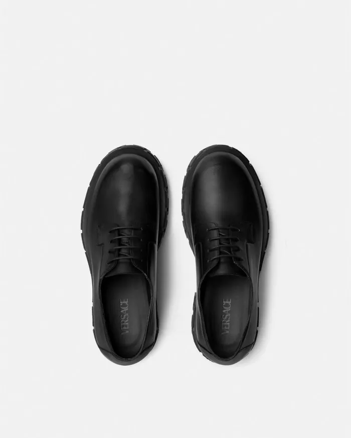 Versace Derby Shoes Greca Portico Derby Shoes Black 8211 Men Versace Derby Shoes Greca Portico Derby Shoes Black 8211 Men