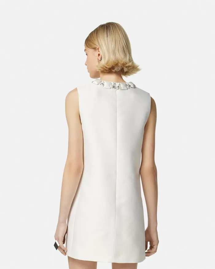 Versace Dresses Crystal Duchesse Mini Dress White 8211 Women Versace Dresses Crystal Duchesse Mini Dress White 8211 Women
