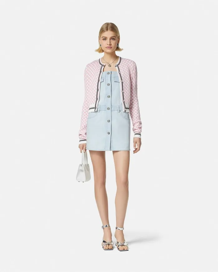 Versace Dresses Denim Mini Dress Light Blue 8211 Women Versace Dresses Denim Mini Dress Light Blue 8211 Women