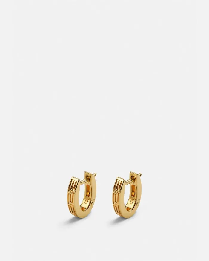 Versace Earrings Greca Earrings Light Gold 8211 WomenMen