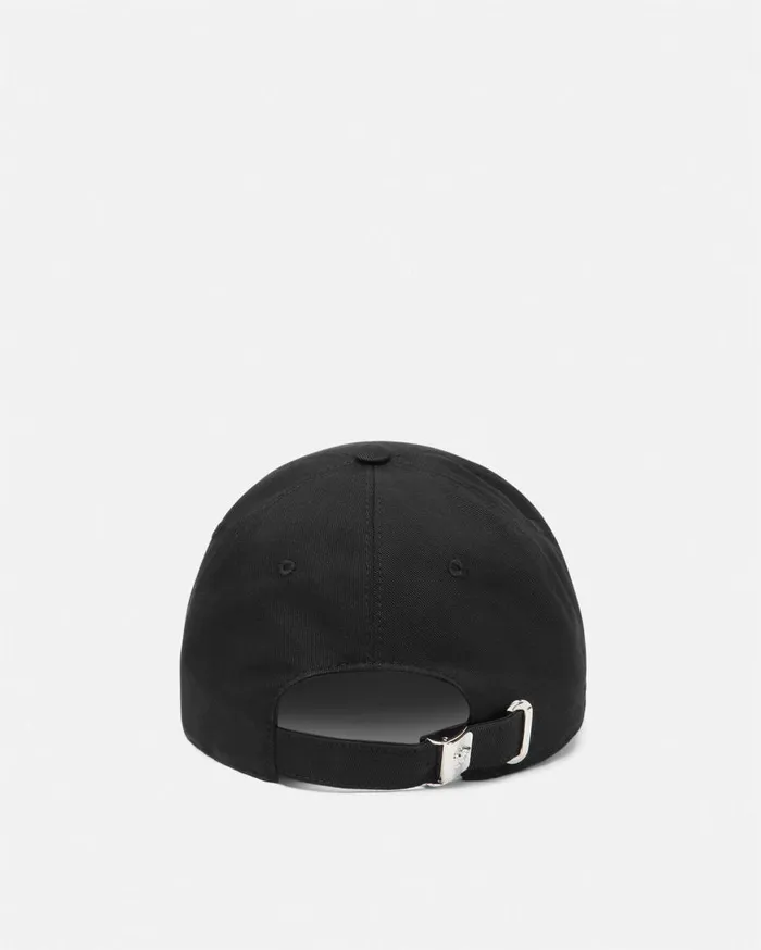 Versace Hats and Caps Embroidered Logo Baseball Cap Black 8211 WomenMen Versace Hats and Caps Embroidered Logo Baseball Cap Black 8211 WomenMen