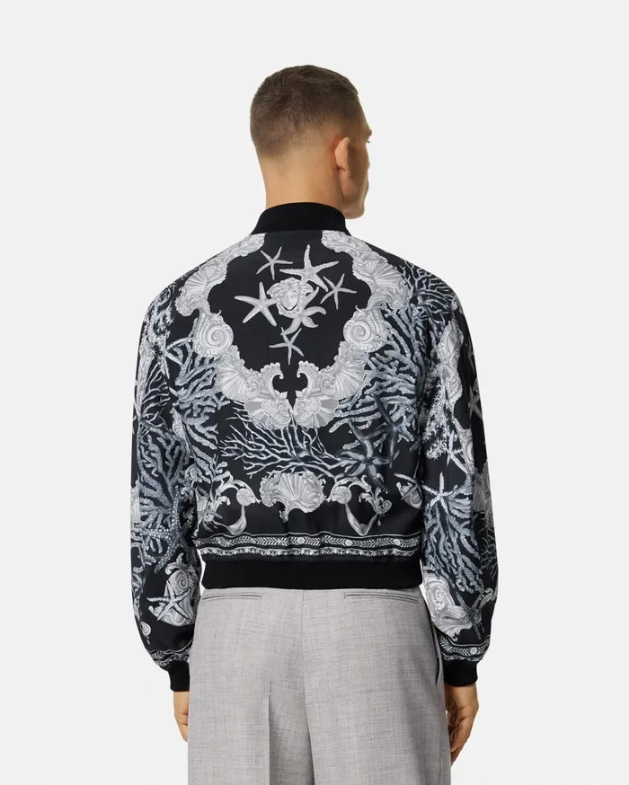 Versace Jackets and Coats Barocco Sea Reversible Jacket Blackprint 8211 Men Versace Jackets and Coats Barocco Sea Reversible Jacket Blackprint 8211 Men
