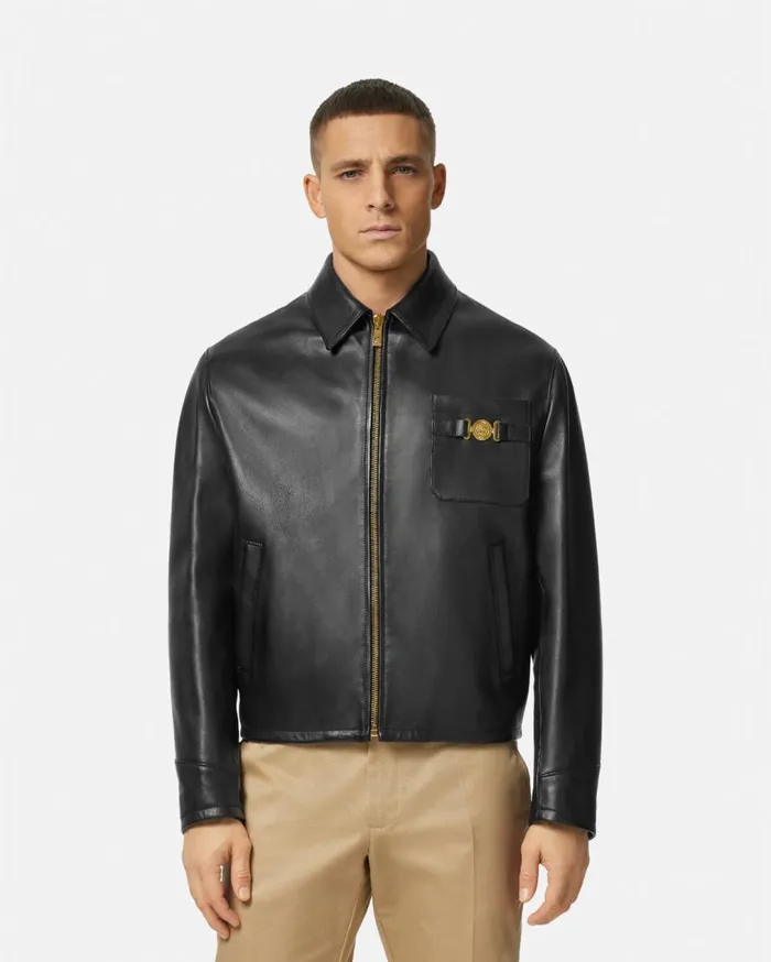 Versace Jackets and Coats Blouson Leather Jacket Black 8211 Men Versace Jackets and Coats Blouson Leather Jacket Black 8211 Men