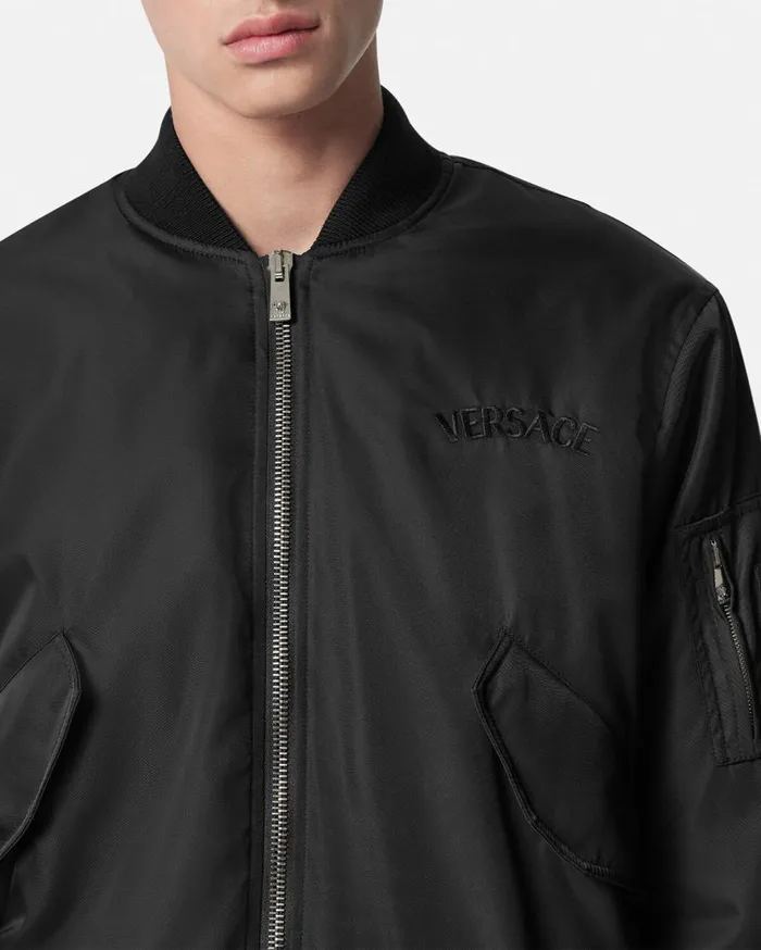 Versace Jackets and Coats Logo Bomber Jacket Black 8211 Men Versace Jackets and Coats Logo Bomber Jacket Black 8211 Men