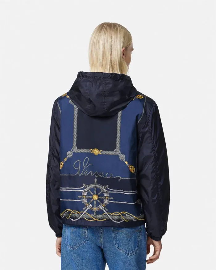 Versace Jackets and Coats Versace Nautical Windbreaker Jacket Blueprint 8211 Men Versace Jackets and Coats Versace Nautical Windbreaker Jacket Blueprint 8211 Men