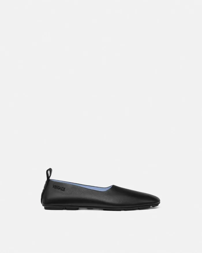 Versace Loafers and Slippers Villa Driver Shoes Black 8211 Men