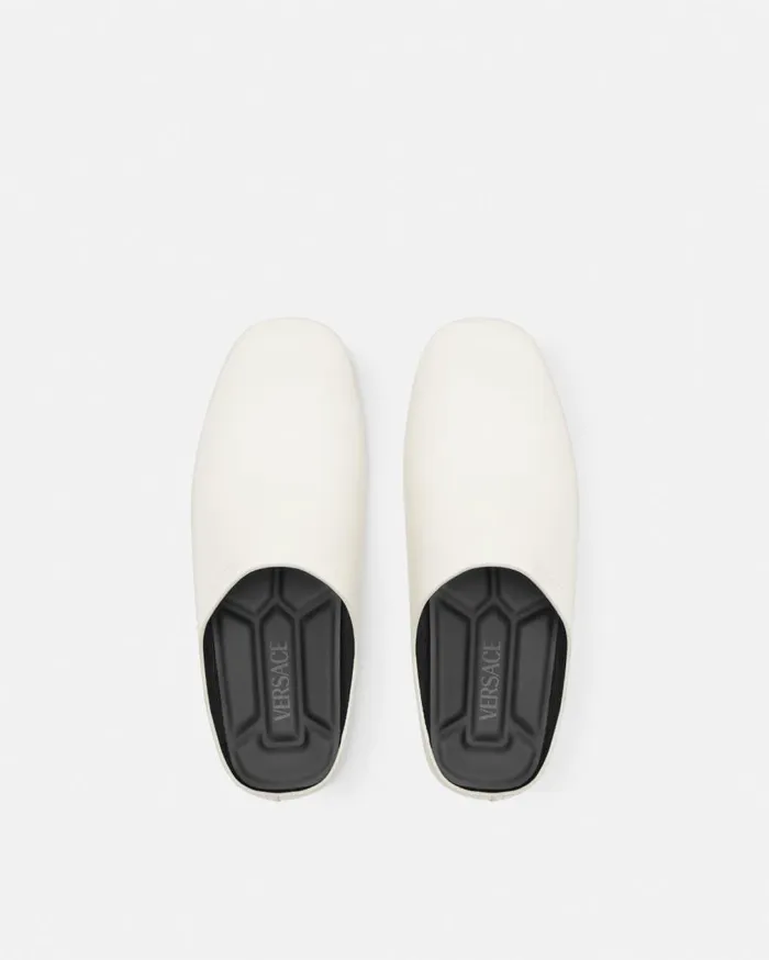 Versace Loafers and Slippers Villa Slippers White 8211 Men Versace Loafers and Slippers Villa Slippers White 8211 Men