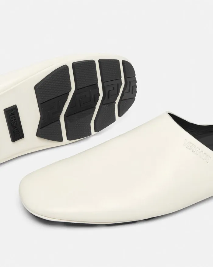 Versace Loafers and Slippers Villa Slippers White 8211 Men Versace Loafers and Slippers Villa Slippers White 8211 Men