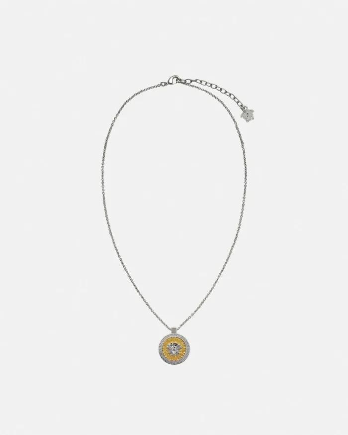 Versace Necklaces Crystal Icon Necklace Gold 8211 WomenMen