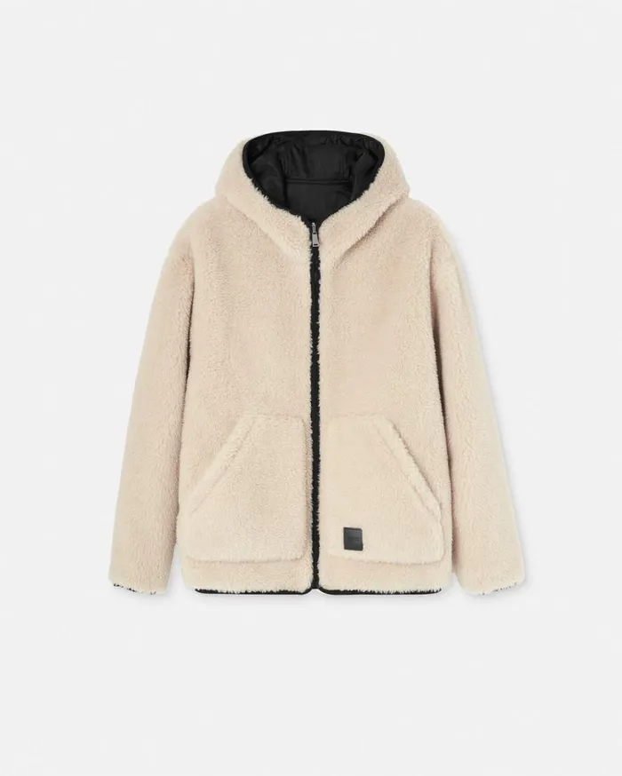 Versace Outerwear and Coats Reversible Barocco Teddy Jacket Blackbrown 8211 Women