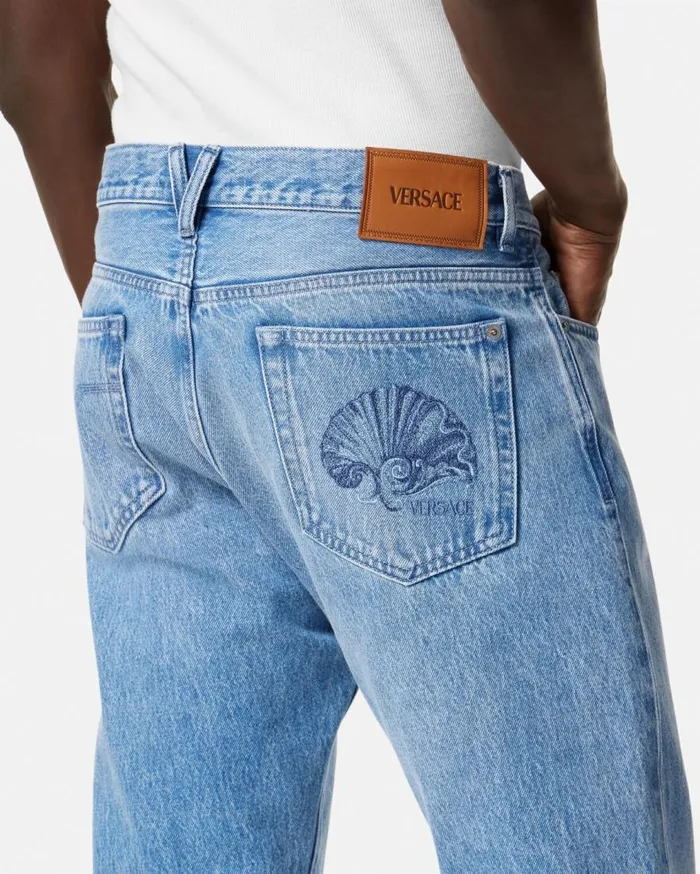 Versace Pants and Shorts RegularFit Jeans Blue 8211 Men Versace Pants and Shorts RegularFit Jeans Blue 8211 Men