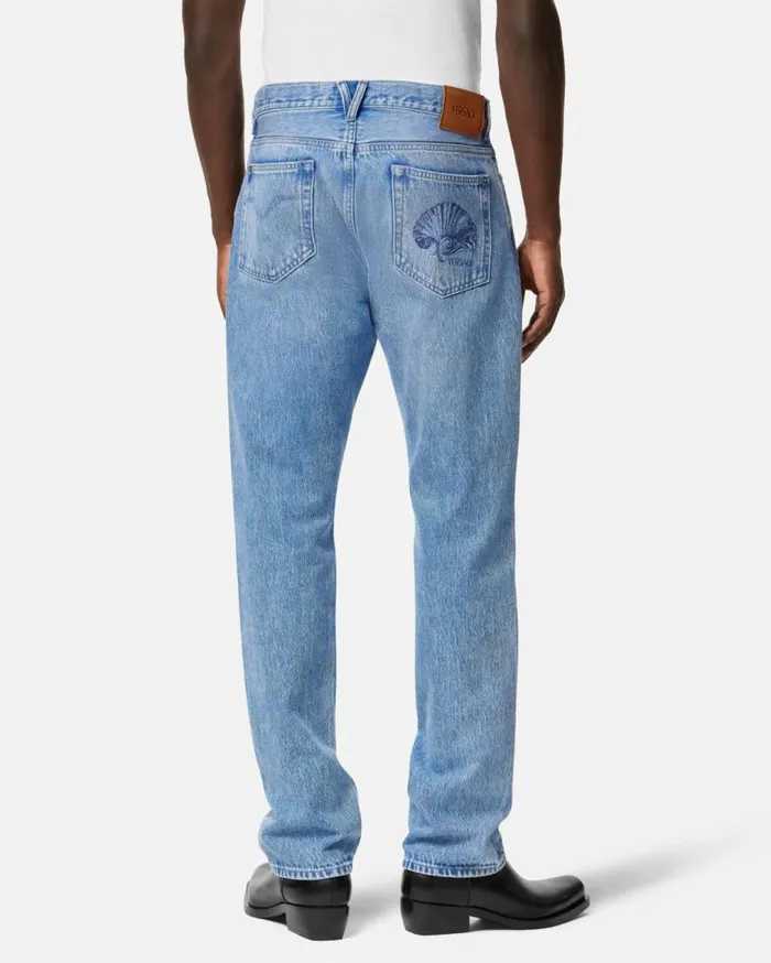 Versace Pants and Shorts RegularFit Jeans Blue 8211 Men Versace Pants and Shorts RegularFit Jeans Blue 8211 Men