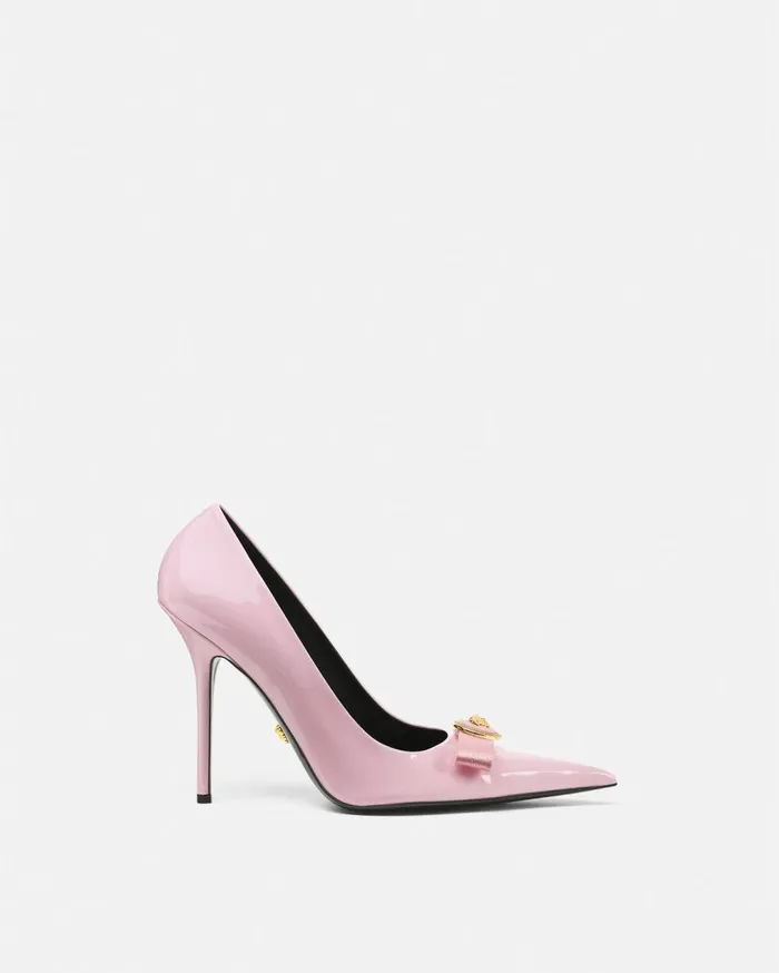 Versace Pumps and Slingbacks Gianni Ribbon Pumps 110 Mm Pink 8211 Women