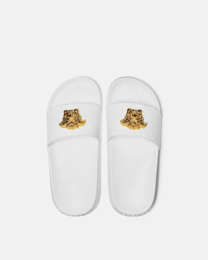 Versace Sandals Palazzo Slides White 8211 Women Versace Sandals Palazzo Slides White 8211 Women
