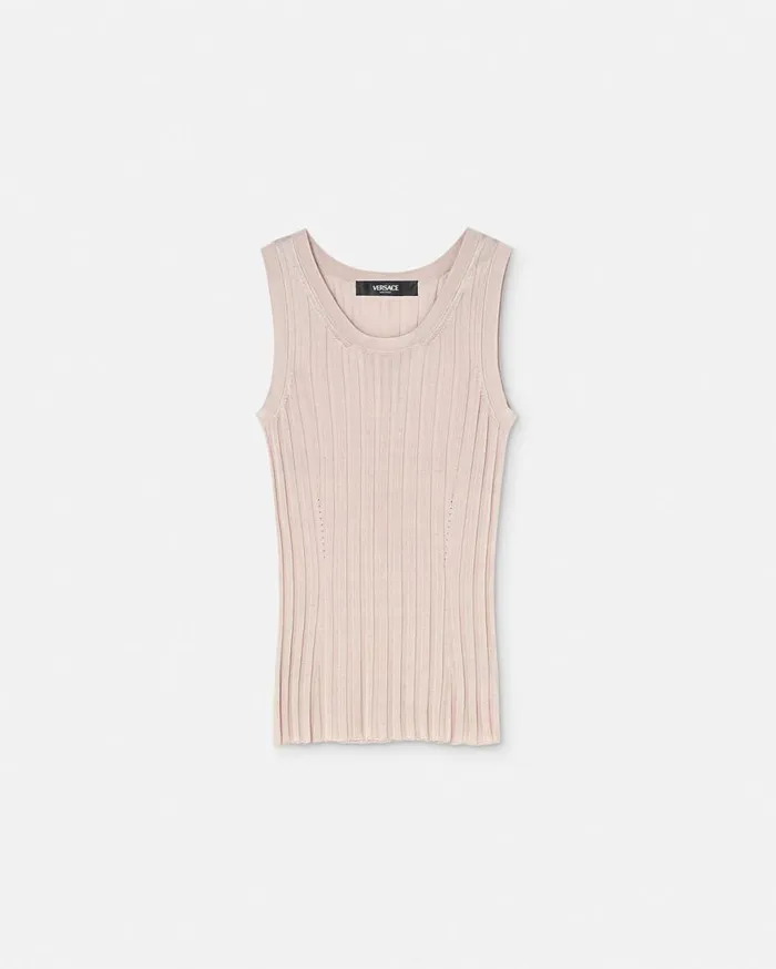 Versace Shirts and Tops Knit Tank Top Light Pink 8211 Women