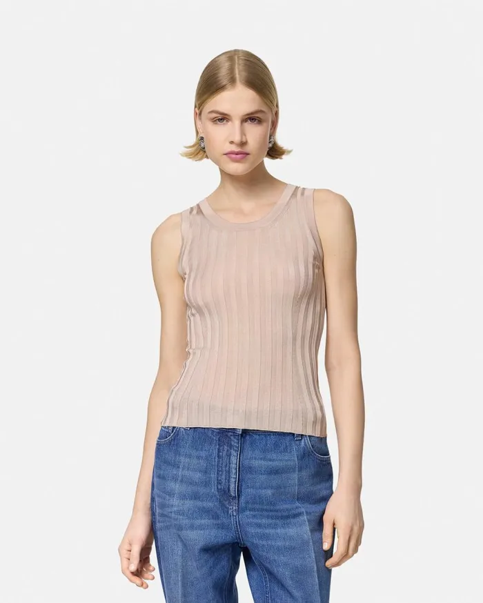 Versace Shirts and Tops Knit Tank Top Light Pink 8211 Women Versace Shirts and Tops Knit Tank Top Light Pink 8211 Women