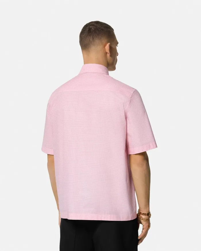 Versace Shirts Contrasto Oxford Shirt Light Pink 8211 Men Versace Shirts Contrasto Oxford Shirt Light Pink 8211 Men