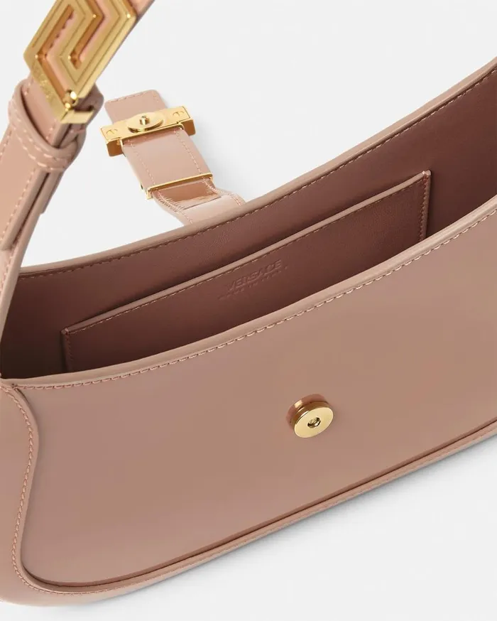 Versace Shoulder and Crossbody Greca Goddess Small Hobo Bag Brown 8211 Women Versace Shoulder and Crossbody Greca Goddess Small Hobo Bag Brown 8211 Women