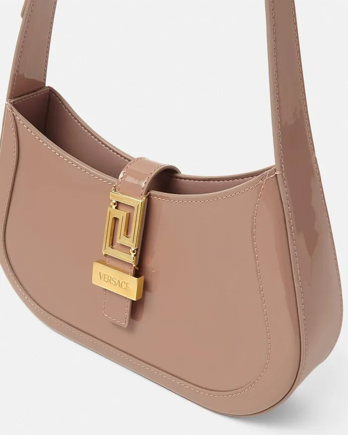 Versace Shoulder and Crossbody Greca Goddess Small Hobo Bag Brown 8211 Women Versace Shoulder and Crossbody Greca Goddess Small Hobo Bag Brown 8211 Women