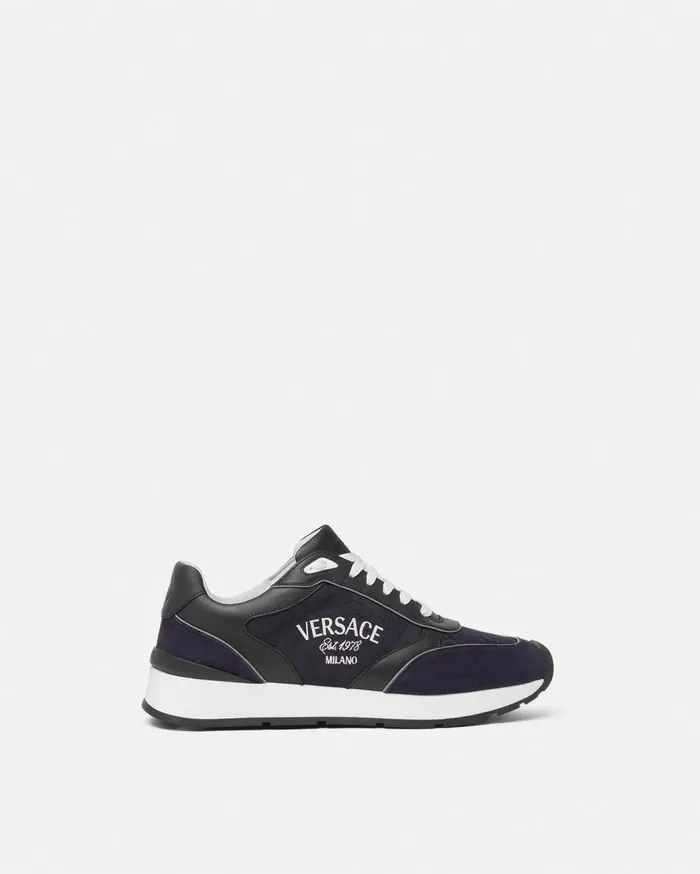 Versace Sneakers Versace Milano Runner Sneakers Blue 8211 Men