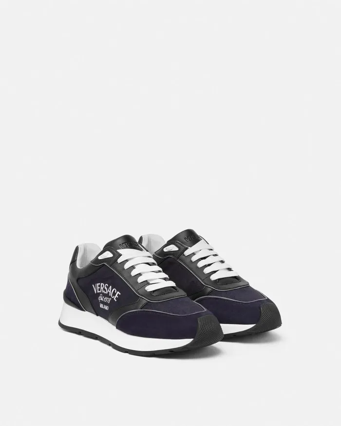 Versace Sneakers Versace Milano Runner Sneakers Blue 8211 Men Versace Sneakers Versace Milano Runner Sneakers Blue 8211 Men