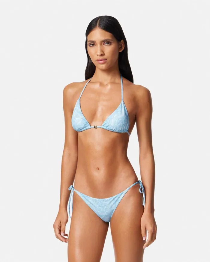 Versace Swimwear Barocco Bikini Top Blueprint 8211 Women Versace Swimwear Barocco Bikini Top Blueprint 8211 Women