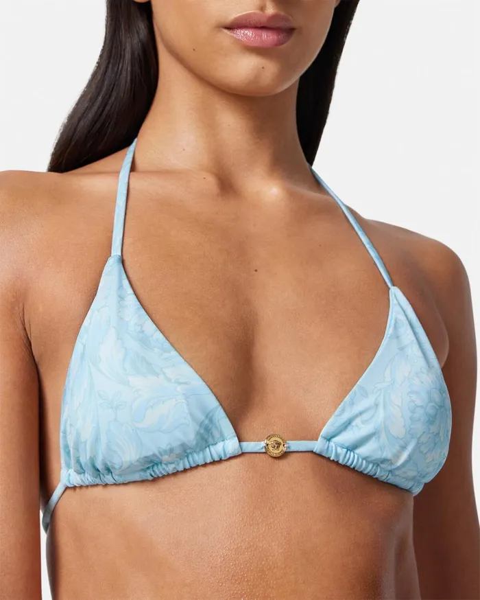 Versace Swimwear Barocco Bikini Top Blueprint 8211 Women Versace Swimwear Barocco Bikini Top Blueprint 8211 Women