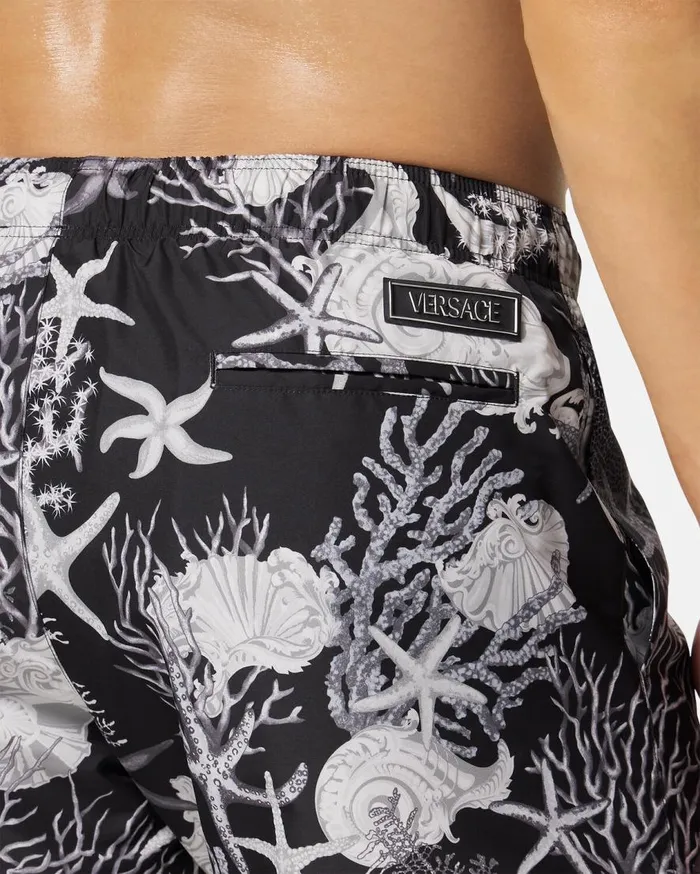 Versace Swimwear Barocco Sea Swim Shorts Blackprint 8211 Men Versace Swimwear Barocco Sea Swim Shorts Blackprint 8211 Men