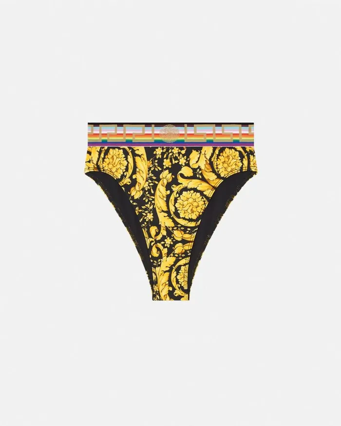 Versace Swimwear Pride Barocco Bikini Bottoms Blackprint 8211 Women