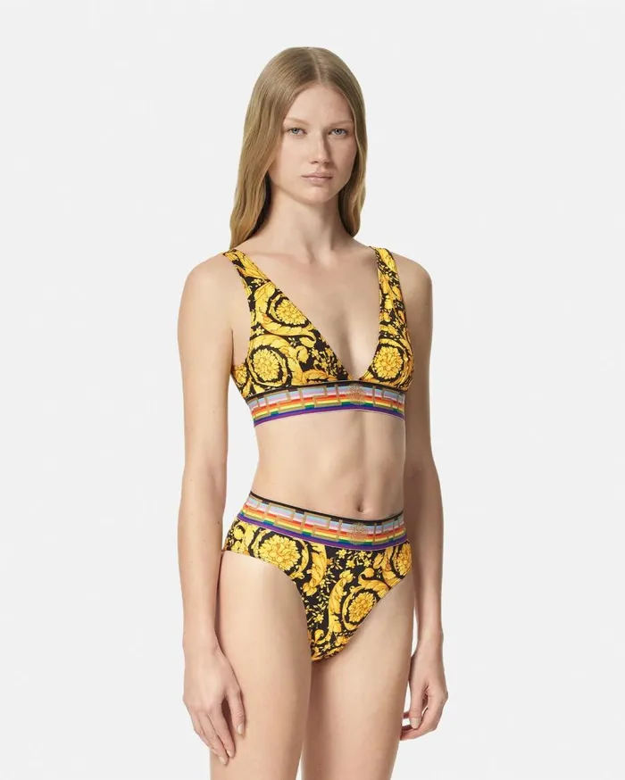 Versace Swimwear Pride Barocco Bikini Bottoms Blackprint 8211 Women Versace Swimwear Pride Barocco Bikini Bottoms Blackprint 8211 Women