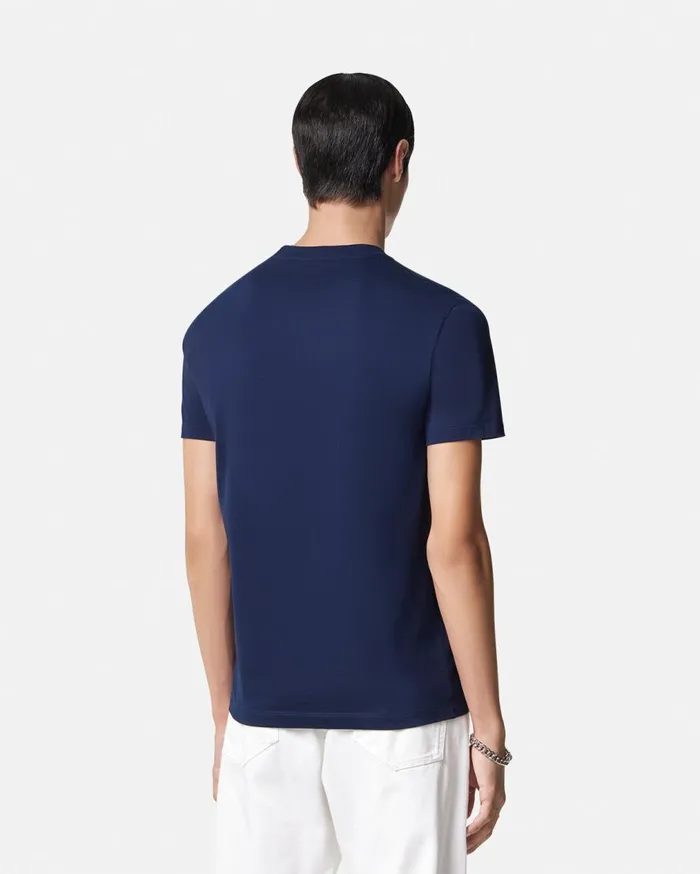 Versace TShirts and Polos Medusa Logo TShirt Blue 8211 Men